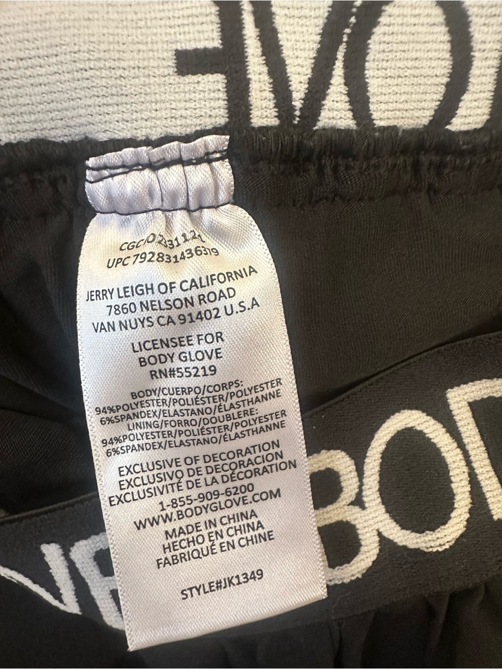 Body Glove Pleated Athletic Skort Black Logo Waist Tennis Pickleball Size Small - Picture 5 of 5